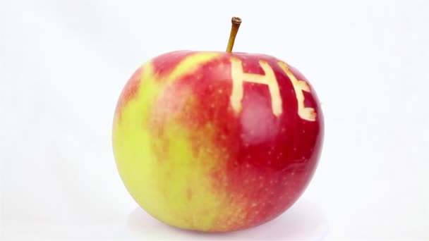 Health Apple — Stock Video