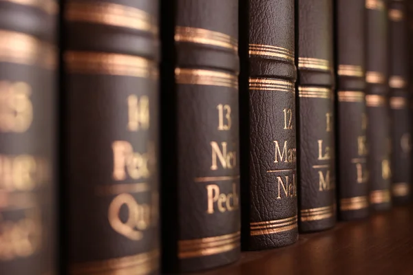 Book with a luxurious leather binding — Stock Photo, Image