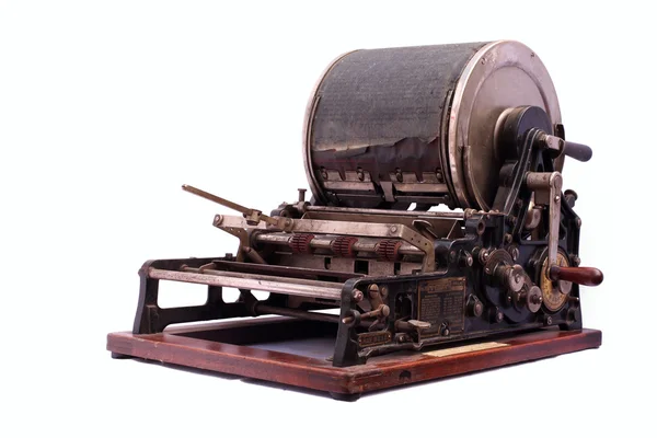 Mimeograph machine, stencil duplicator. Royalty Free Stock Images