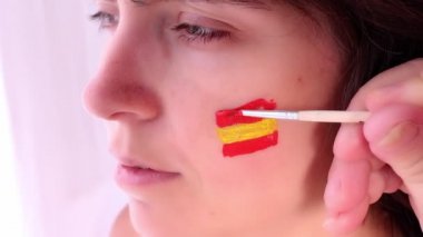 yüz boyama bayrak, İspanya