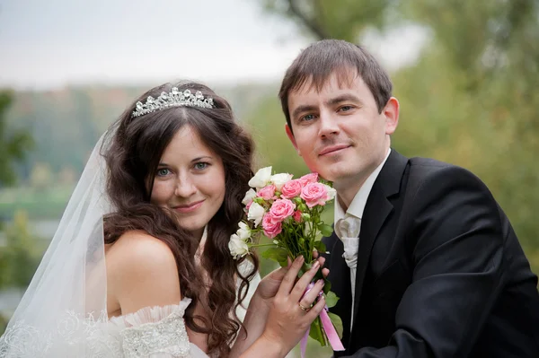 Casamento casal — Fotografia de Stock