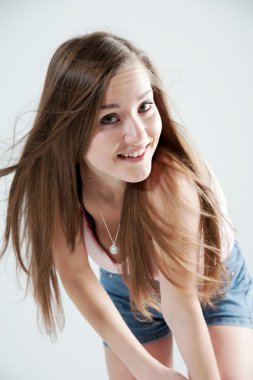 Genç güzel kadın.