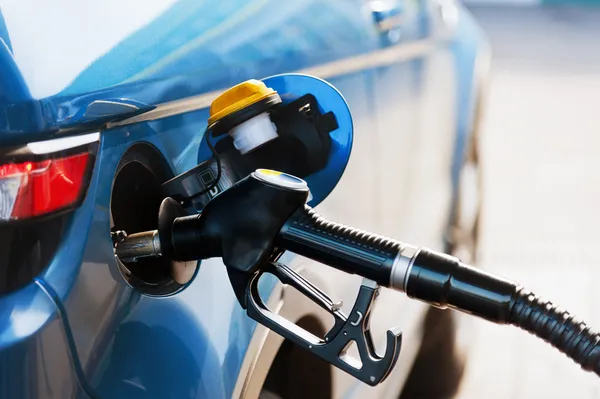 Fill up fuel at gas station — Stock Photo, Image