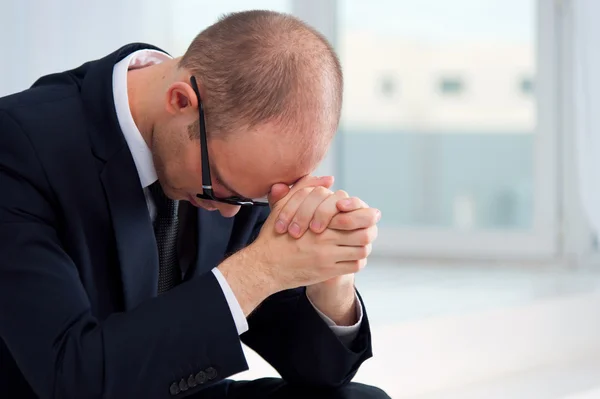 Worried businessman — Stock Photo, Image