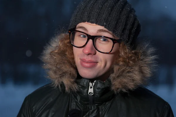 Man wearing glasses — Stock Photo, Image