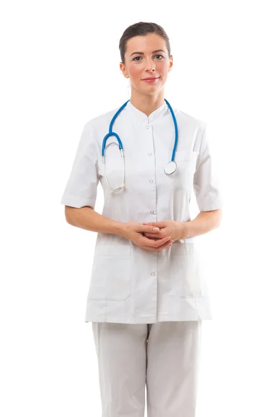 Female doctor with stethoscope — Stock Photo, Image