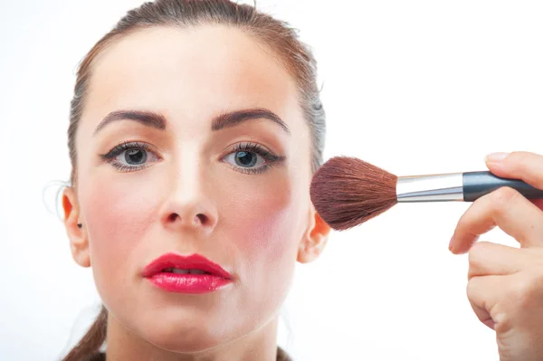 Professional woman makeup — Stock Photo, Image