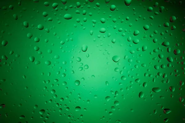 Gotas verdes macro — Foto de Stock