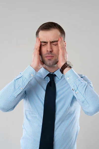 Uomo d'affari stressato . — Foto Stock