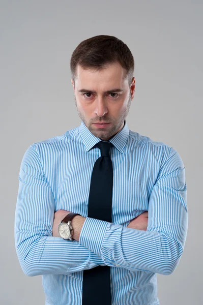Homem de negócios irritado — Fotografia de Stock