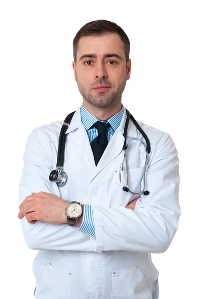 Lekarz ze stetoskopem Zdjęcie Stockowe