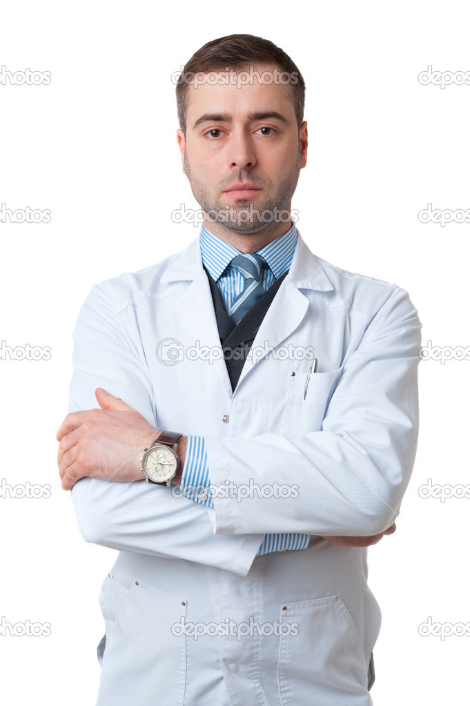 Doctor with crossed arms
