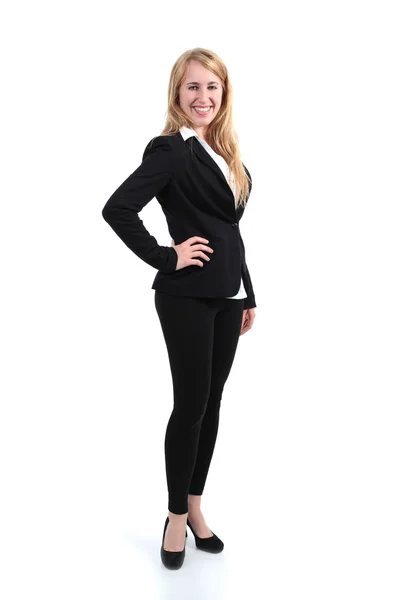 Full body portrait of a businesswoman — Stock Photo, Image