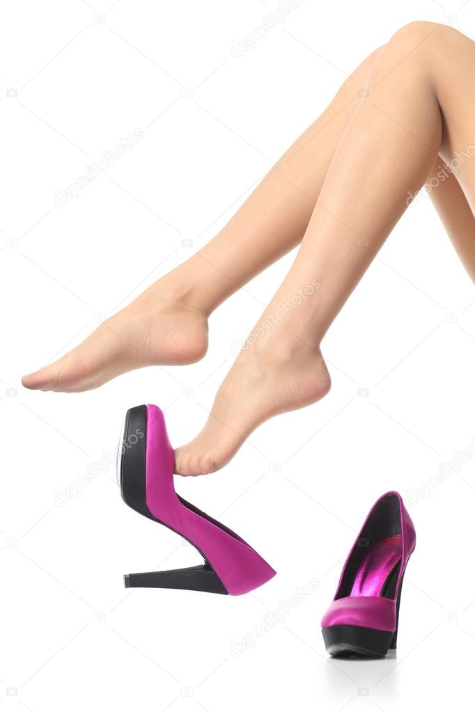 Dangling beautiful high heels