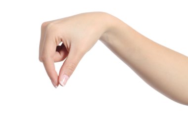 vrouw hand opknoping ietskadın el bir şey asılı