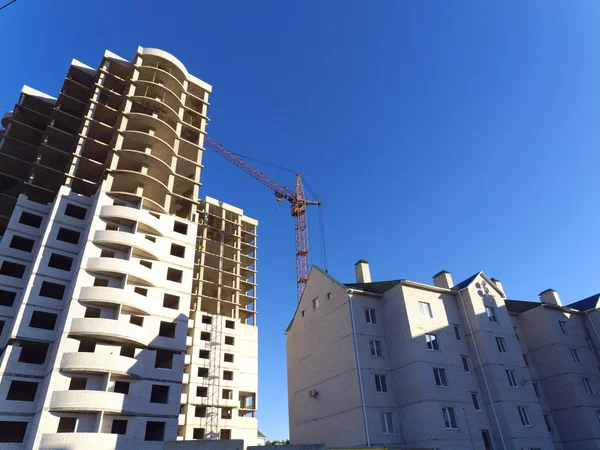 Construção de casa residencial — Fotografia de Stock