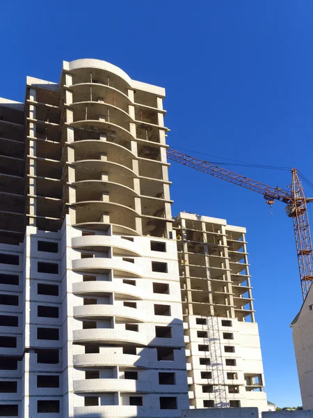 Construção de casa residencial — Fotografia de Stock