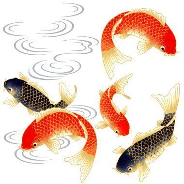 Japan fish clipart