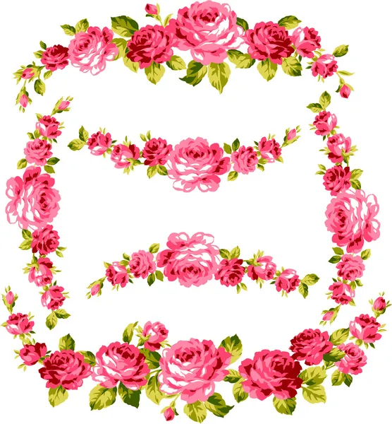 Розовое украшение — стоковый вектор