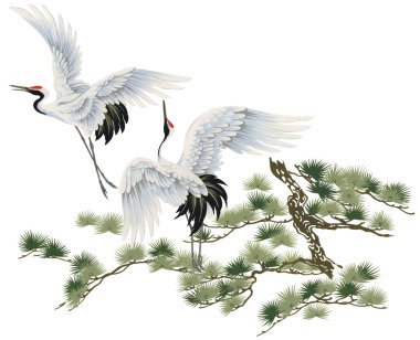 A Japanese crane
