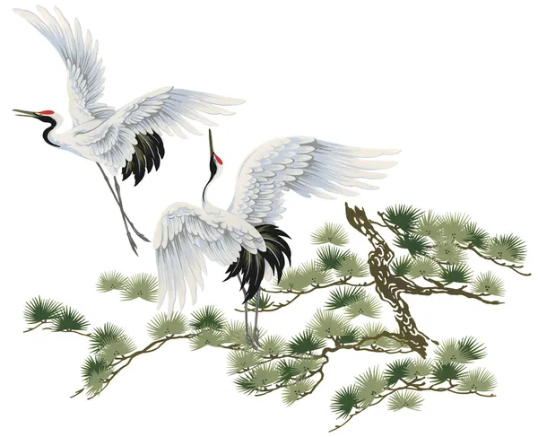 A Japanese crane — Stock Photo, Image