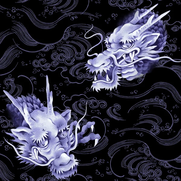 Japanesque dragon — Stock Photo, Image