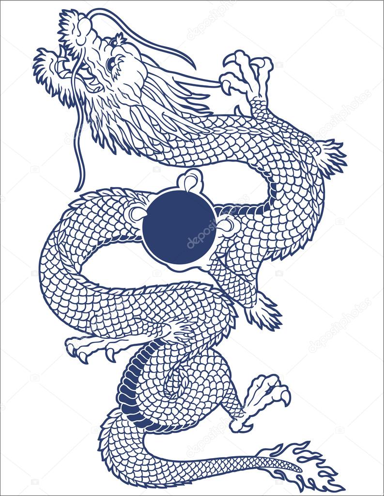 Japanesque dragon