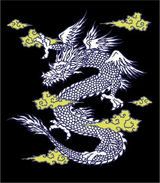 Japanesque дракона — стоковий вектор