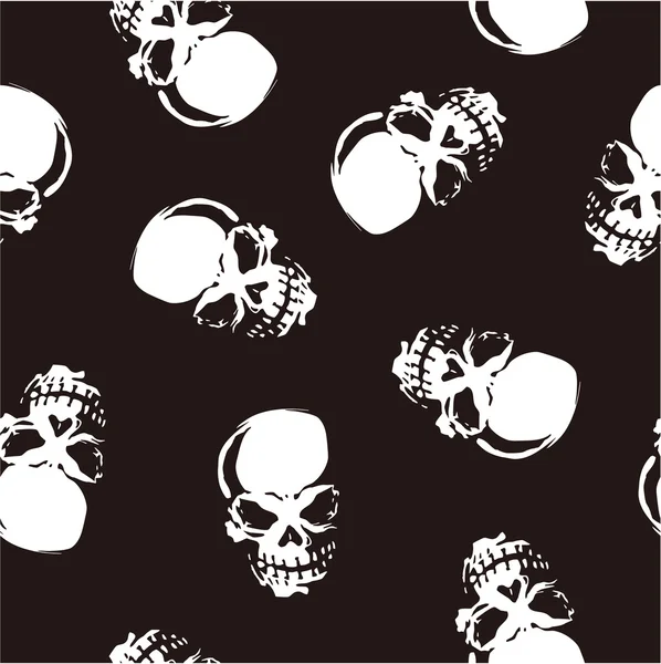 Skull pattern — Stock Vector