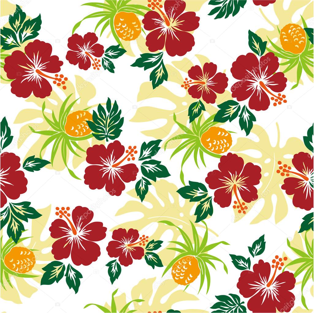 Pattern of Hibiscus