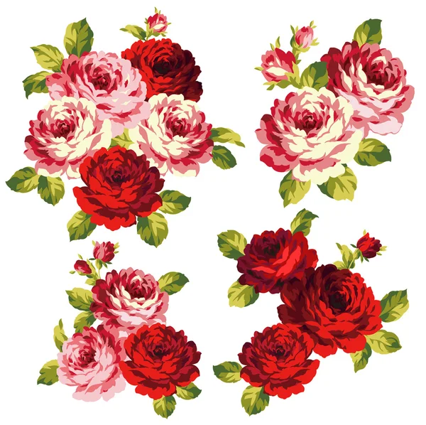 Il bouquet della rosa — Vettoriale Stock