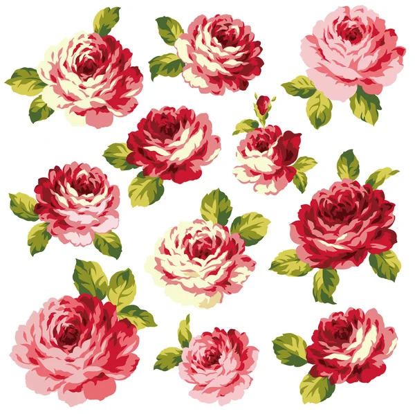 The bouquet of the rose — Stock Vector