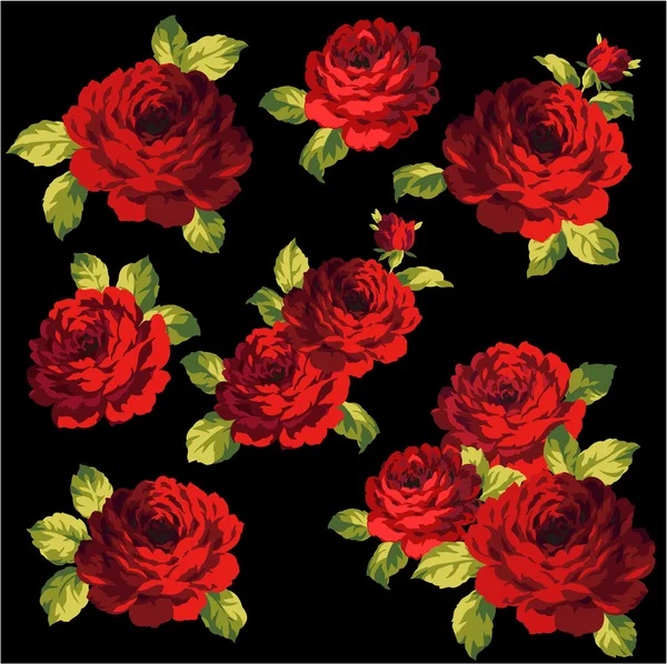 Il bouquet della rosa — Vettoriale Stock