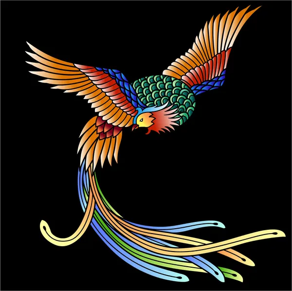 Chinese Phoenix — Stockvector