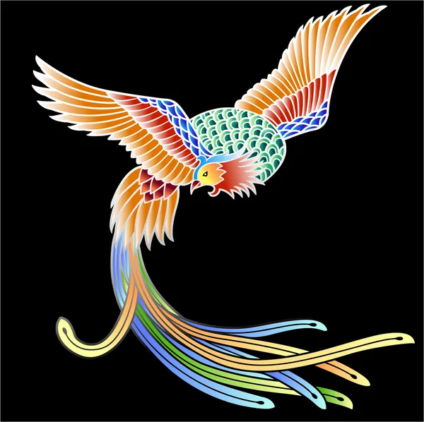 Çin phoenix — Stok Vektör