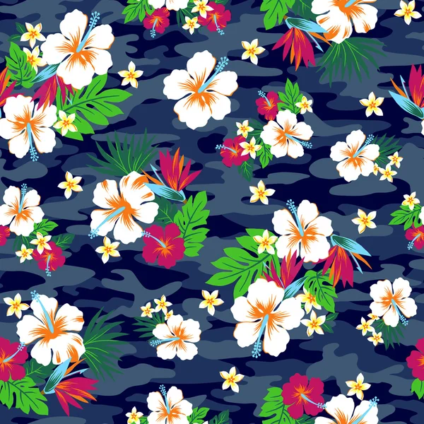 Repetition of Hibiscus — Stock Image Repetition of Hibiscus Royalty Free Stock Photos