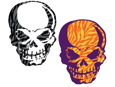 kafatası ve hayvan yazdırma