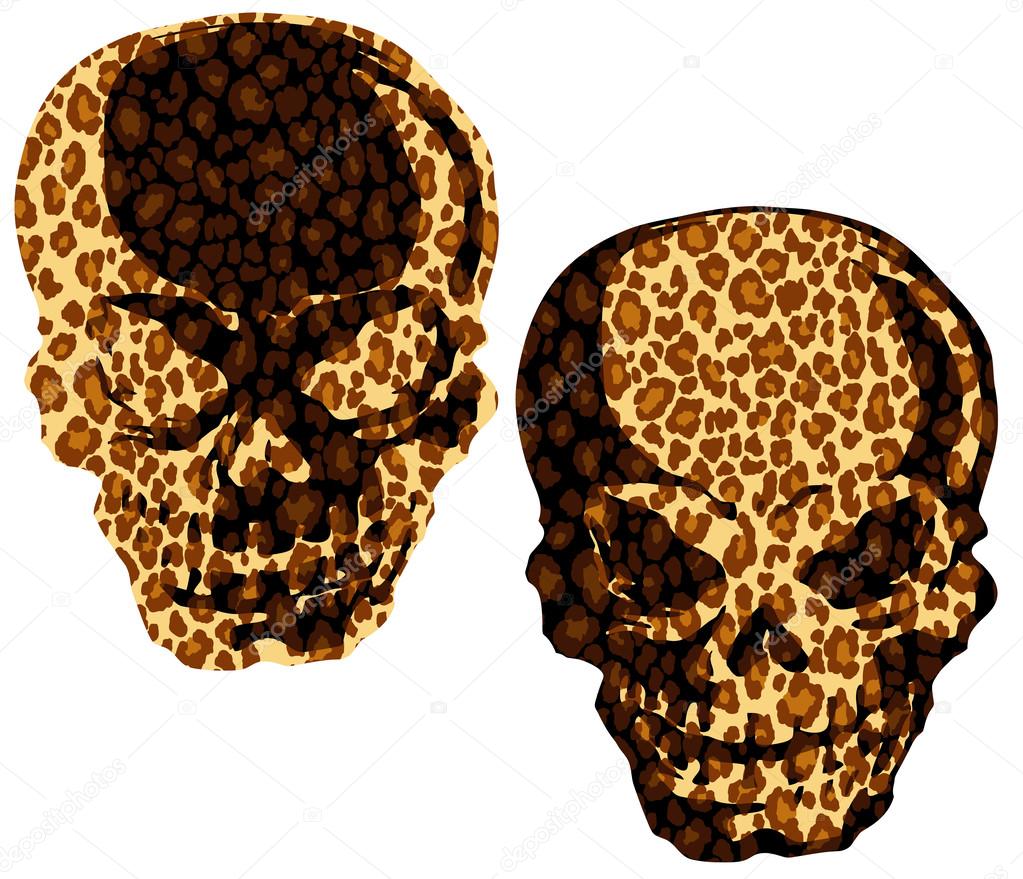 Skull and animal print