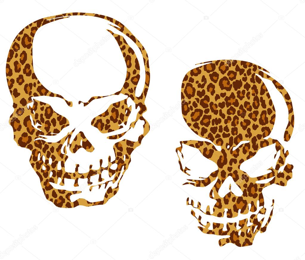 Skull and animal print