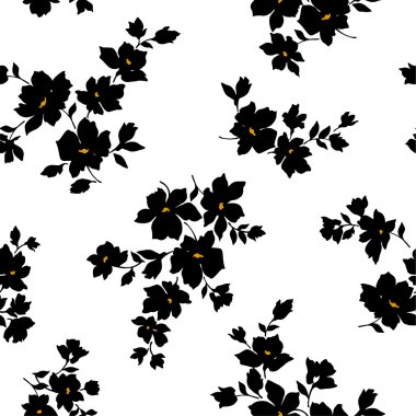 Dikişsiz çiçek tasarım