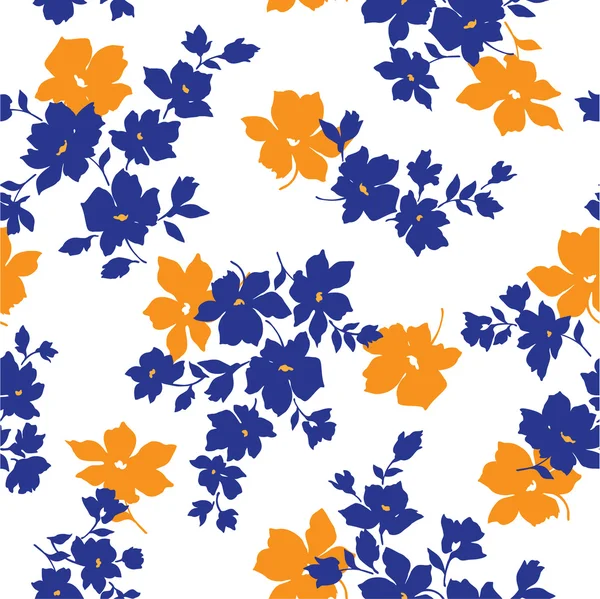Seamless floral design — Stock Vector