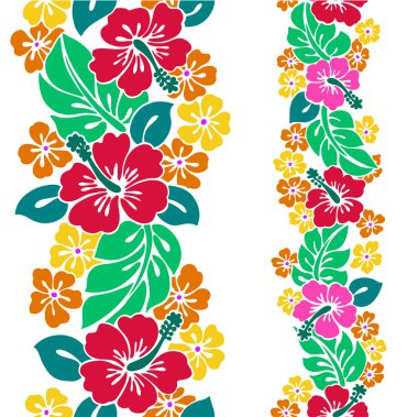 Repetition of Hibiscus clipart