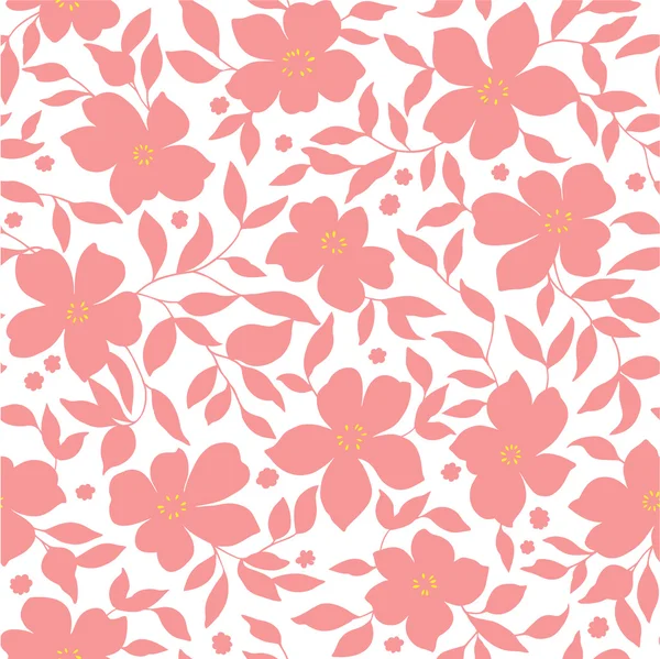 Design floral sans couture — Image vectorielle