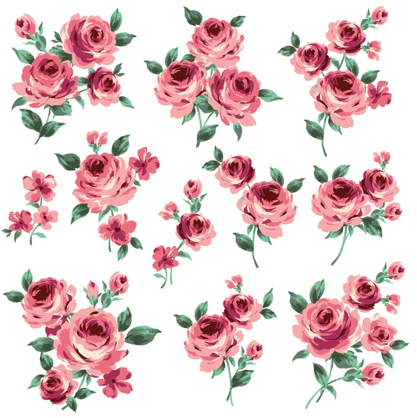 Illustratie van roos — Stockvector