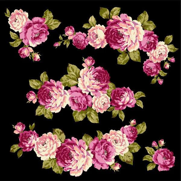 玫瑰的插图 — 图库矢量图片