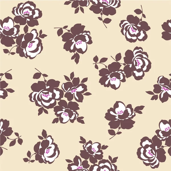 Nahtloses florales Design — Stockvektor