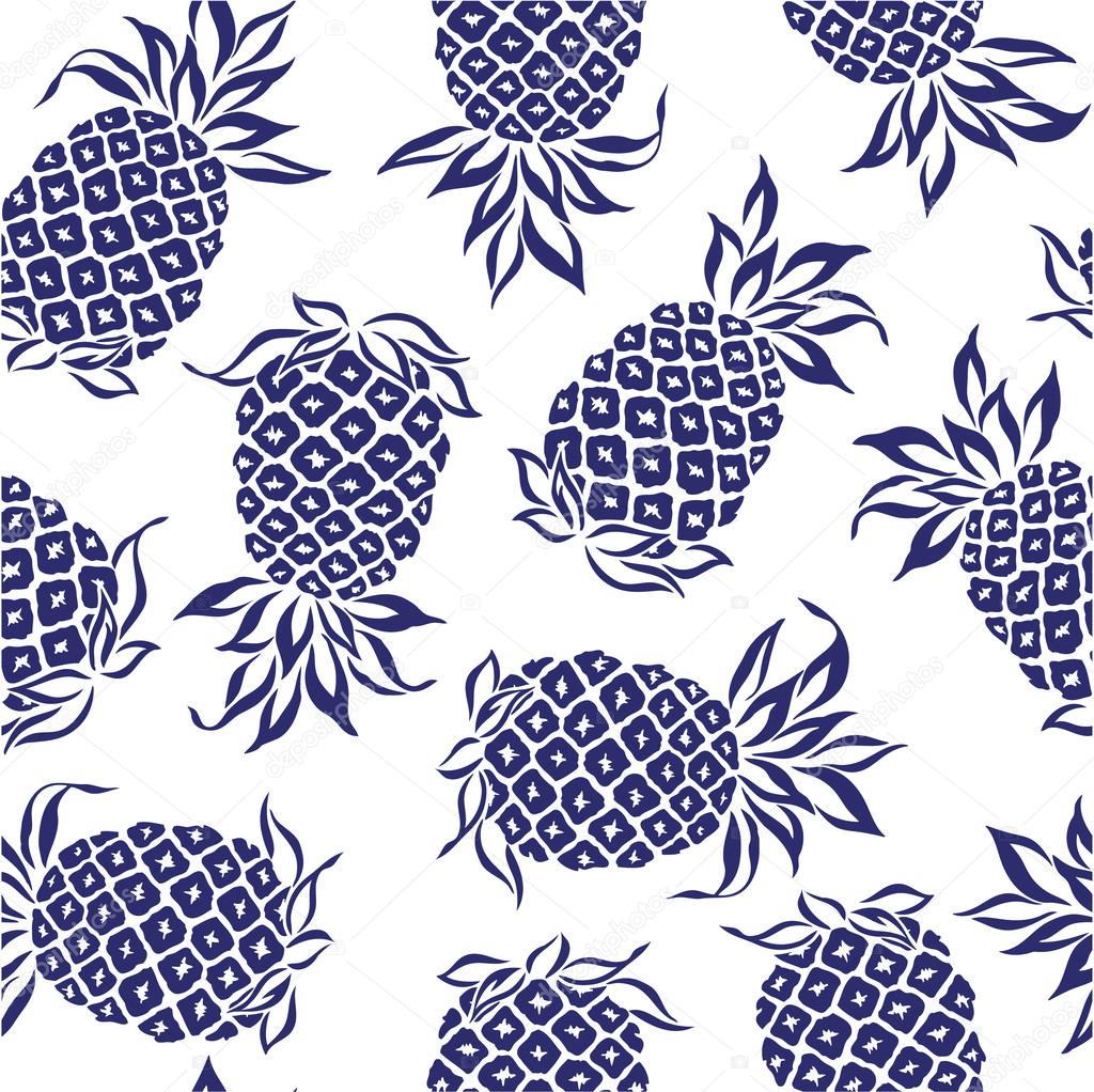 Pattern of pineapple,
