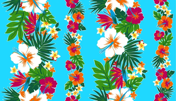 Repetición de Hibiscus — Vector de stock