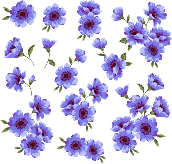 Material de flores — Vector de stock