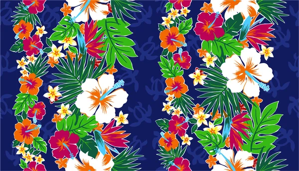 Repetición de Hibiscus — Vector de stock